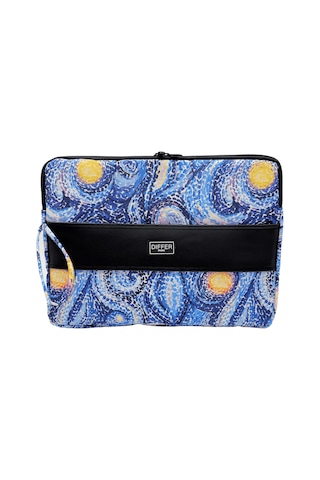 Differ 13-14 inç Van Gogh Desen Mavi Apple Uyumlu MacBook /L