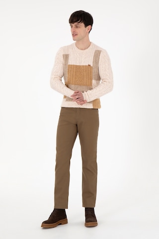 U.s. Polo Assn. Erkek Haki Pantolon Kanvas-chino 50291178-vr027 Haki