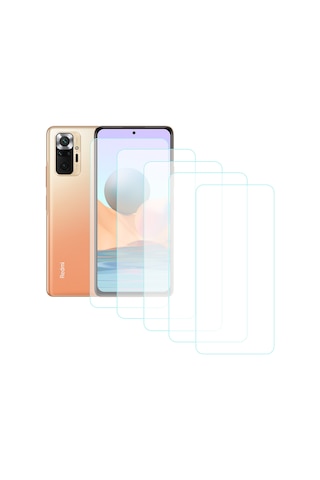 Notech Xiaomi Redmi Note 10 Pro Temperli Cam Ekran Koruyucu 5li Eko Paket