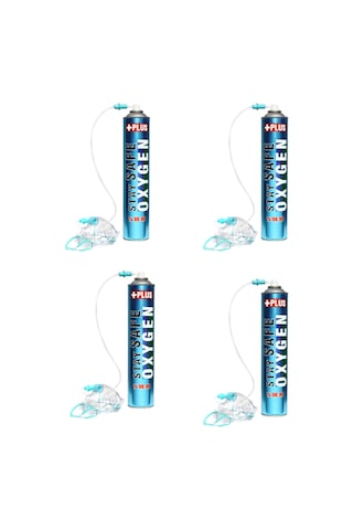 Stay Safe Oksijen Plus Oksijen Tüpü 4 x 165 G