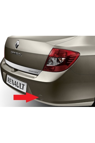Renault Clio Symbol 2009 2012 Arka Tampon Çeki Demiri Kapağı