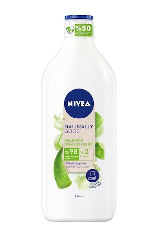 Nivea Naturally Good Aloe Vera Özü Vücut Losyonu 350 ML