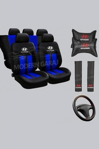 Hyundai Accent Oto Koltuk Kılıfı Boyun Yastığı Kemer Konf...