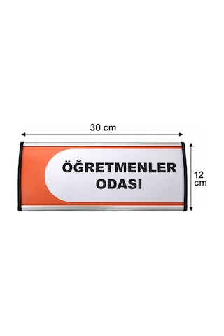 Kapı İsimliği 12x30cm 5li Paket