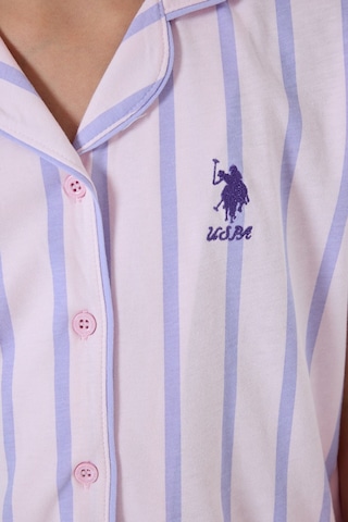 U.s. Polo Assn. Kız Çocuk Mor Gömlek Pijama 5274-49917 Mor
