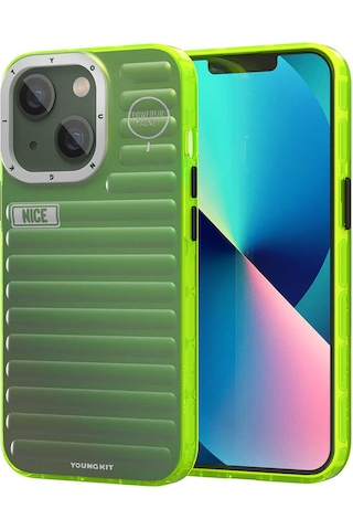 Youngkit Apple Uyumlu iPhone 13 Kılıf YoungKit Plain Coloured Serisi Kapak ZORE-267405
