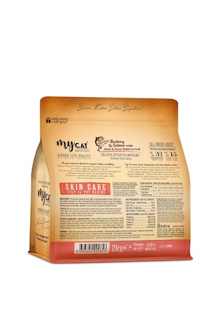 Mycat Original Az Tahıllı Hamsi & Somon Balıklı Skin Care Yetişkin Kedi Maması 2kg