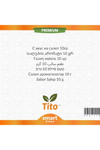 Premium Salep Aroması 10 Ml