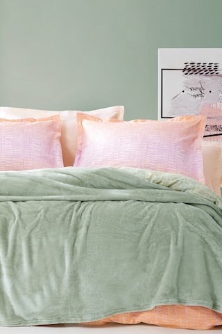 Yataş Bedding Olenna Çift Kişilik Wellsoft Battaniye - Adaçayı