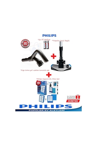Philips Uyumlu Fc9919 Marathon Ultimate Kumanda Sapı+Filtre Seti+Başlık (411601833)