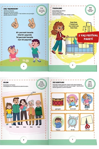 Çocuk Akademi 2 Yaş Dikkat-etkinlik / Şimdi Konuşma Vakti Seti / 2 Yaş Cırt Cırtlı - Cırt Cırtlı Konuşma Vakti
