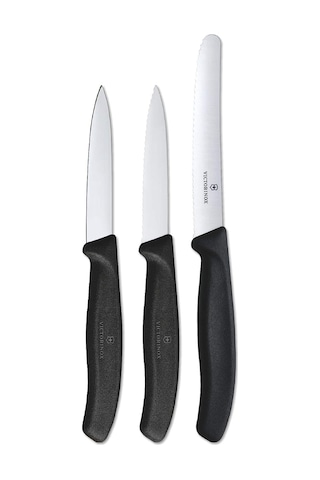Victorinox VT 6.7113.3 Meyve Sebze Soyma Bıçak Seti Siyah