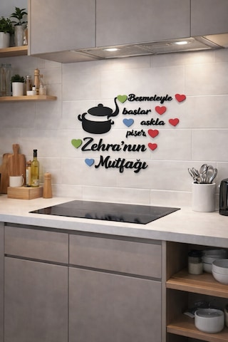 Şık Bir Mutfak Süsü Kişiye Özel No31