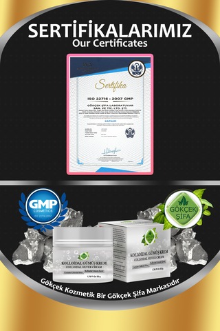 Gökçek Şifa Kolloidal Gümüş Kremi 50 G