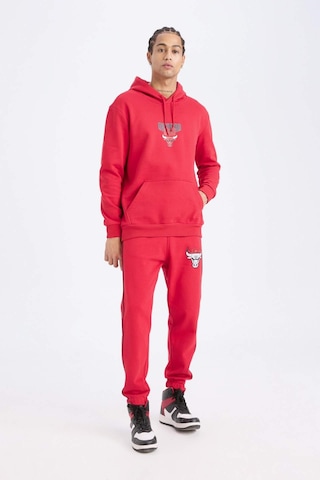 DeFactoFit NBA Chicago Bulls Kalın Jogger Eşofman Altı Standart Fit Cepli Beli Bağcıklı D6564AX25SPBR244