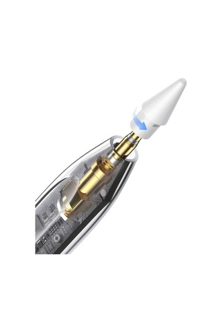 Lexroo Kablosuz Ve Kablo Şarjlı Aktif Stylus Pürüzsüz Yazı Serisi Beyaz Standart