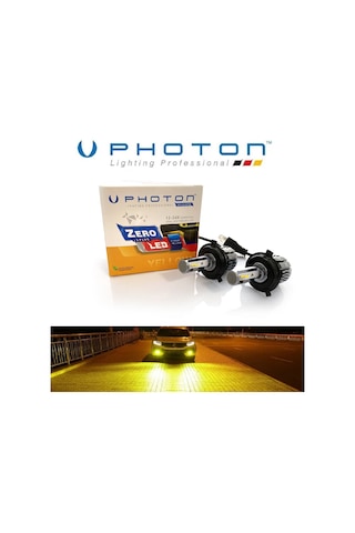Tofaş Uyumlu ŞAHİN H4 SARI LED OTO AMPULÜ PHOTON ZERO YELLOW