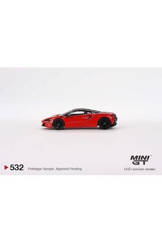 Mini Gt 1/64 Mclaren Artura Vermillion Red Çok Renkli