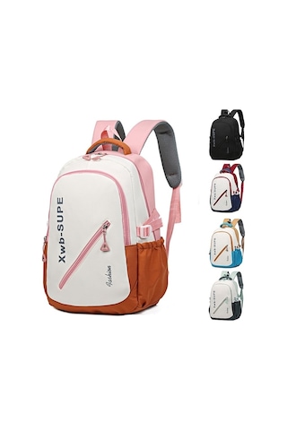 Novahub Yeni Başlık: Lezzetli Mor Junior High School Students Backpack, Cute Schoolbag, Travel Bag Pembe
