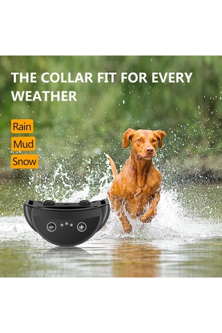 Vkemall Köpekler İçin Akıllı Ses Algılayıcı Kuruğa Dürtme Kolye, Ip65 Su Geçirmez, Şarj Edilebilir, Hassasiyet Ayarlanabilir Eğitici Cihaz
