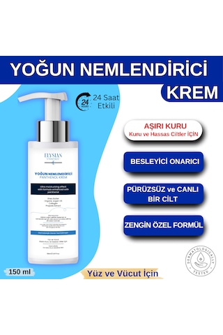 Elysian Essence Yoğun Nemlendirici Panthenol Krem 150 Ml