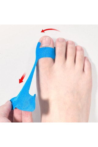 Sunup Sn-39281 Halluks Valgus Düzeltici Kinesiyoloji Bandı 20 Adet Ayak Parmak Düzeltici Bant