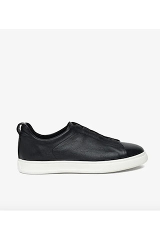 Greyder 18952 6y Siyah Hakiki Deri Erkek Sneaker Spor Ayakkabı Siyah