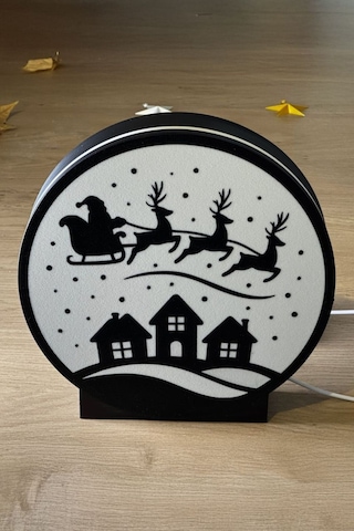 Yılbaşı Noel Tasarımlı Dekoratif Aydınlatma 603-1