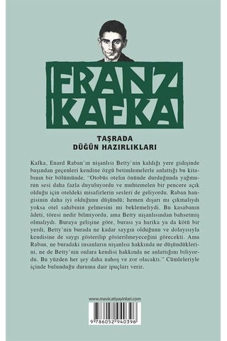 Taşrada Düğün Hazırlıkları - Franz Kafka - Mavi Çatı Yayınları