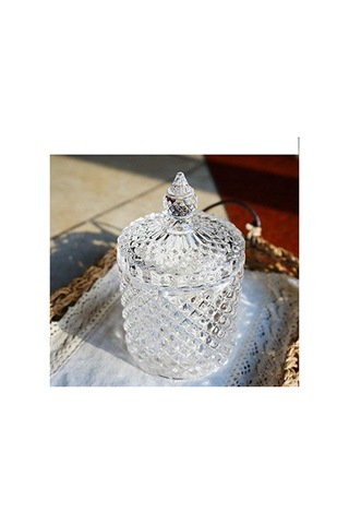 Cam Şekerlik Lokumluk İkramlık Drajelik