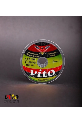 Vito Süper Strong Monoflament Şeffaf Misina 160 Metre 0,22mm - Standart