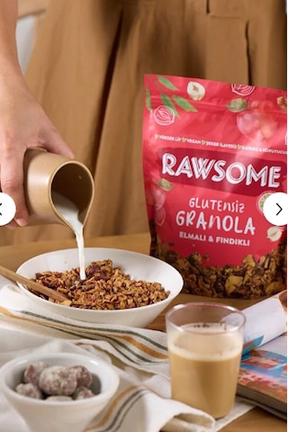 Glutensiz Elmalı & Fındıklı Granola 250 G