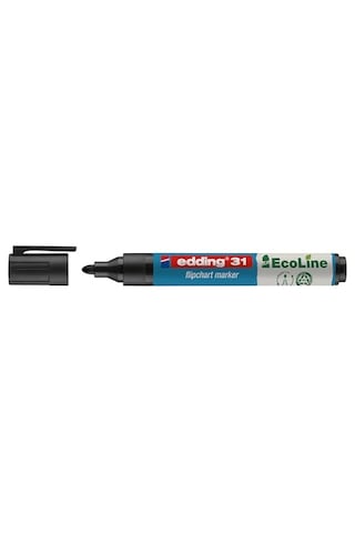 Edding Flipchartmarker 31 Ecoline, Yeniden Doldurulabilir, 1,5 3 Mm, Siyah 124-Pembe