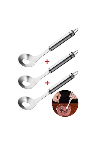 Top Köfte Yapma Kaşığı Sulu Köfte Kıyma Et Sebze Pirinç Lokma To