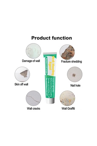 Springsun "profesyonel Duvar Onarım Kremi - Çatlak, Delik Ve Dökülmeler İçin Kalıcı Çözüm" Diğer