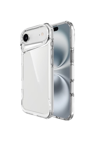Techaks Apple Uyumlu iPhone 17 Air Kılıf Zore T-max Kapak - Şeffaf Şeffaf