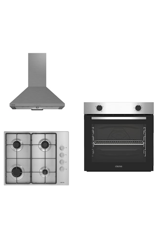 Altus ALA 310 I - ALA 181 GID - ALA 522 I 3 Lü Ankastre Set Inox