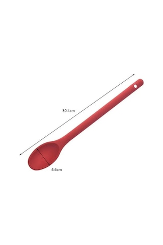 Novahub Yapışmaz Silikon Karıştırma Kaşığı - Adeeing, 1 Adet, Siyah, Mutfak Ve Pişirme İçin Black