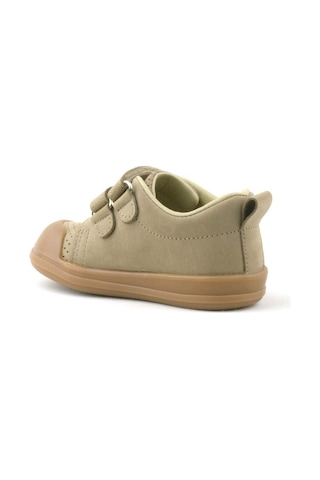 Rakerplus Hakiki Deri Vizon Cırtlı Anatomik Bebek Spor Ayakkabı Sneaker Vizon