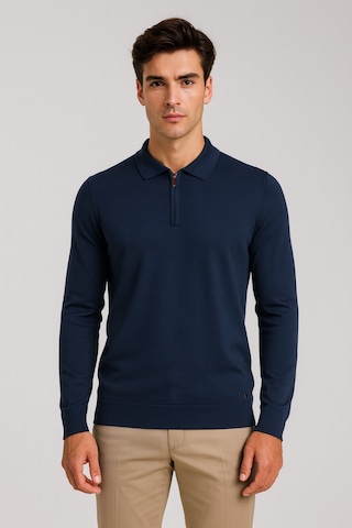 Erkek Triko Polo Yaka Saks 3773 Sax