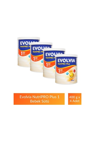 Evolvia Nutripro Plus 1 Bebek Maması 400 G 4 Adet