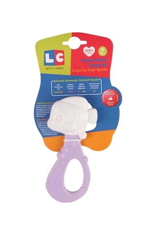 Lets Be Child Renkli Balık Çıngırak Sarı