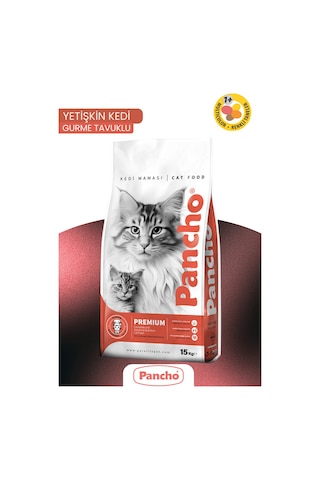 Pancho Gurme Kuzu Etli Yetişkin Kedi Maması 15 Kg