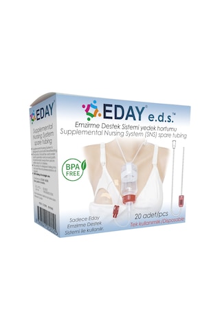 Eday Eds Emzirme Destek Sistemi Yedek Hortum (20 Adet)
