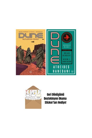 Dune: Butleryan Cihadı + Dune: Atreides Hanedanı Hanedanlık Üçlemesi Birinci Kitap