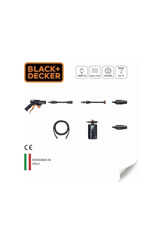 Black+Decker BXPW1900CE 150Bar 1900W Basınçlı Yıkama Makinesi