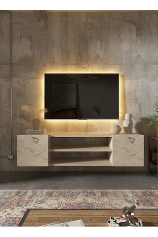 Resital Tv Ünitesi S1242-6 Traverten Traverten