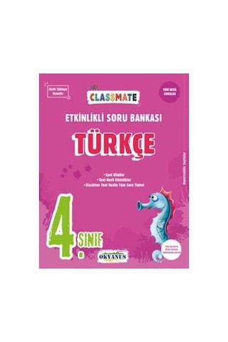 4. Sınıf Classmate Türkçe Etkinlikli Soru Bankası