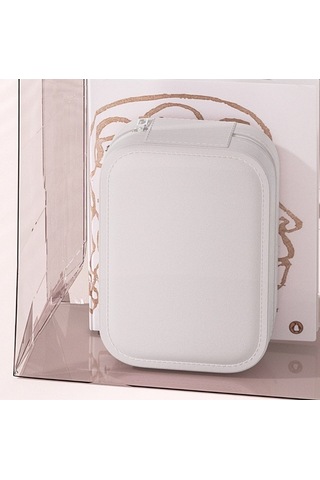 Novahub Gümüş Aynalı Kozmetik Çanta, 1200mah Pil, Pembe Pembe Pembe