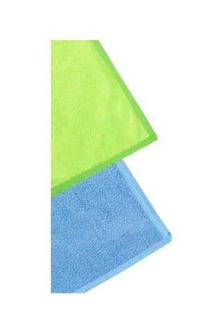 Parlak Dokulu 2li Mikrofiber 70x50 cm Genel Temizlik Bezi